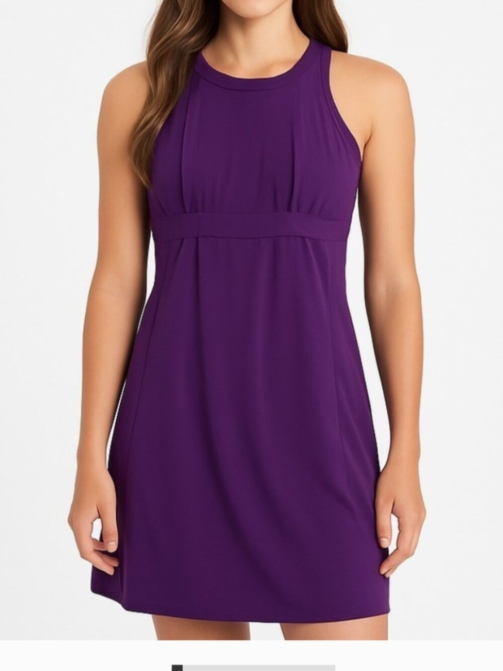 Athleta sport mini dress 2 purple stretch